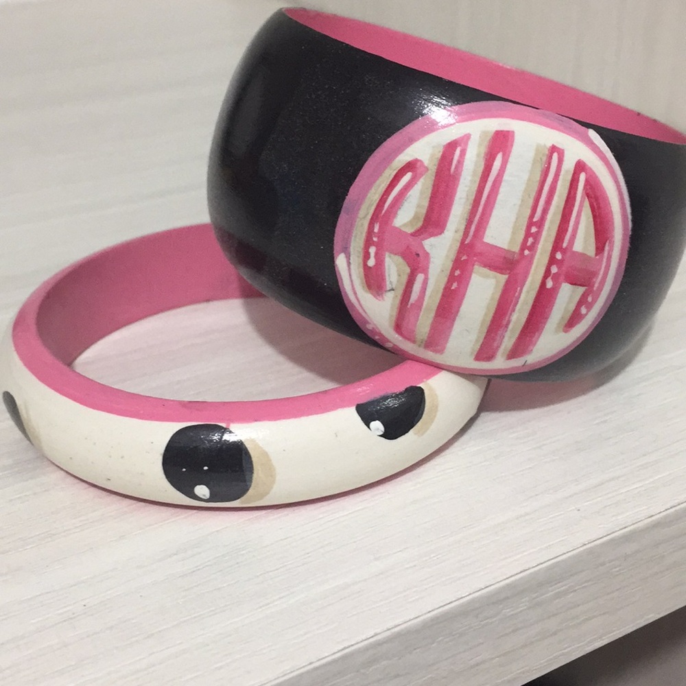 KAH Monogrammed Bangles